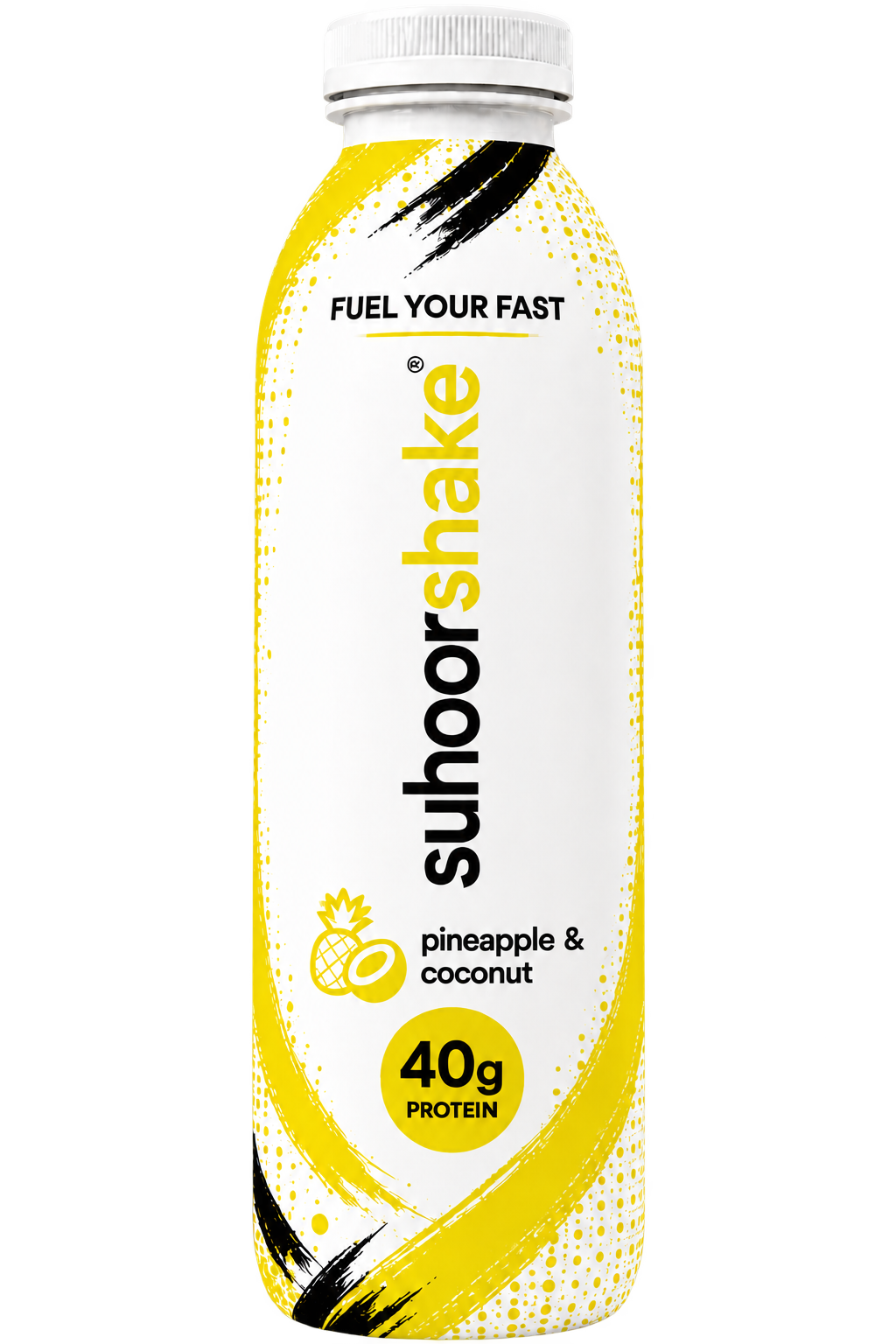 suhoorshake Pineapple & Coconut bottle